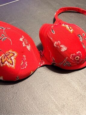 Cacique Bright Red Full-Coverage Bra